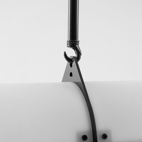 Endless Linear Pendant Light with Cylindrical Acrylic Shade